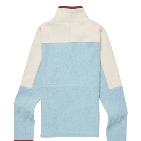 Cotopaxi Women's XL Abrazo Fleece Half-Zip Jacket  Cream Blue NWT Jacket - Picture 10 of 14